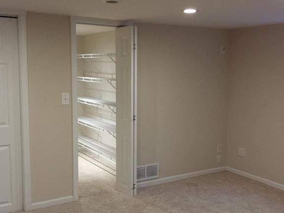 large bedroom and walk-in closet