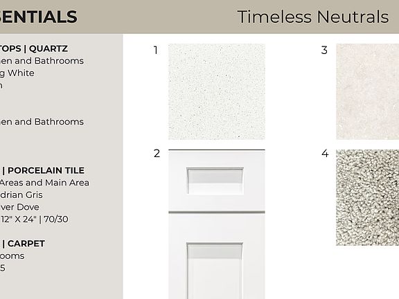 Planned Finishes Essentials - Timeless Neutrals
