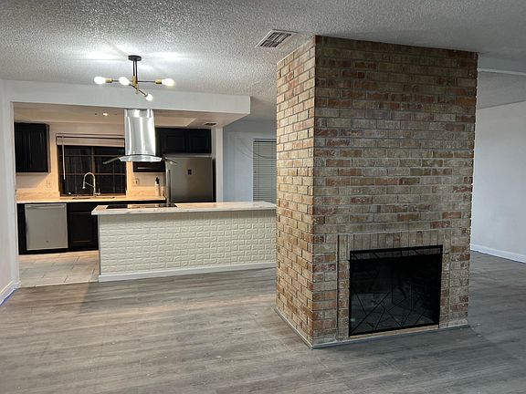 View of the kitchen from the living room