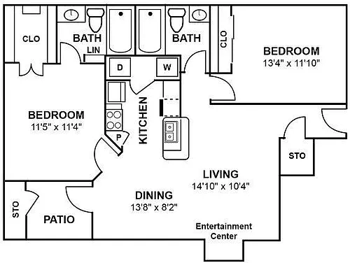 Floor plan B1
