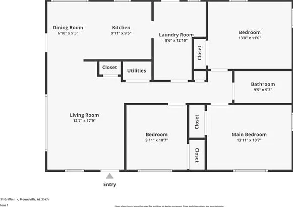 3 bed, 1.0 bath, 1120 sqft, $1,245 — Photo 2