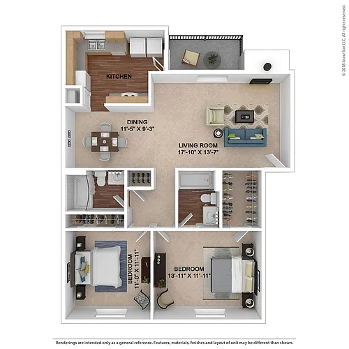 Floor plan The Burke