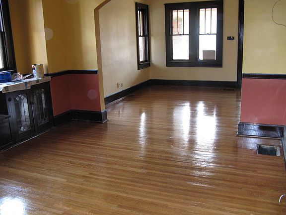 Refinished Oak Hardwood Floors