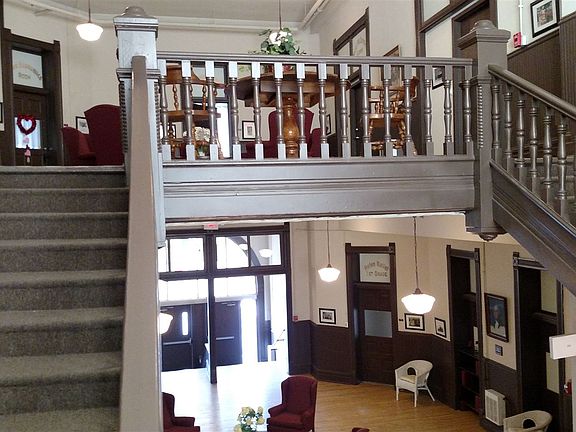 Beautiful historical lobby