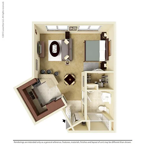 Floor plan True North