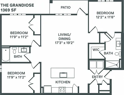 Floor plan Grandiose C2