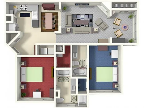 Floor plan Brannigan (B1)