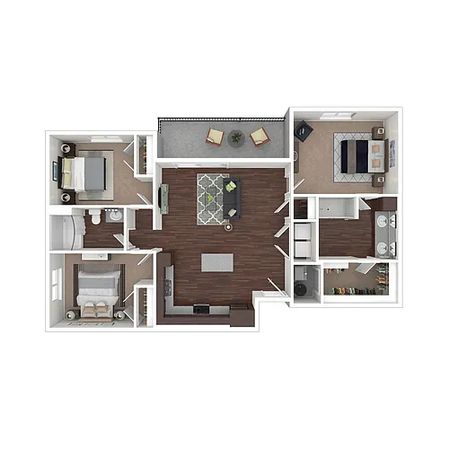 Floor plan Bartlett
