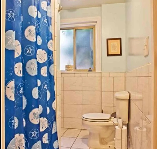 Downstairs full bathroom is ensuite to the downstairs bedroom. Includes a shower stall (no bath).