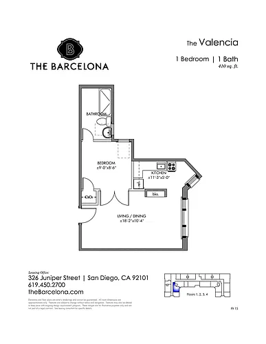 Floor plan Valencia