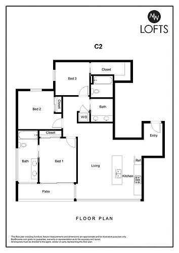 Floor plan 3B2B