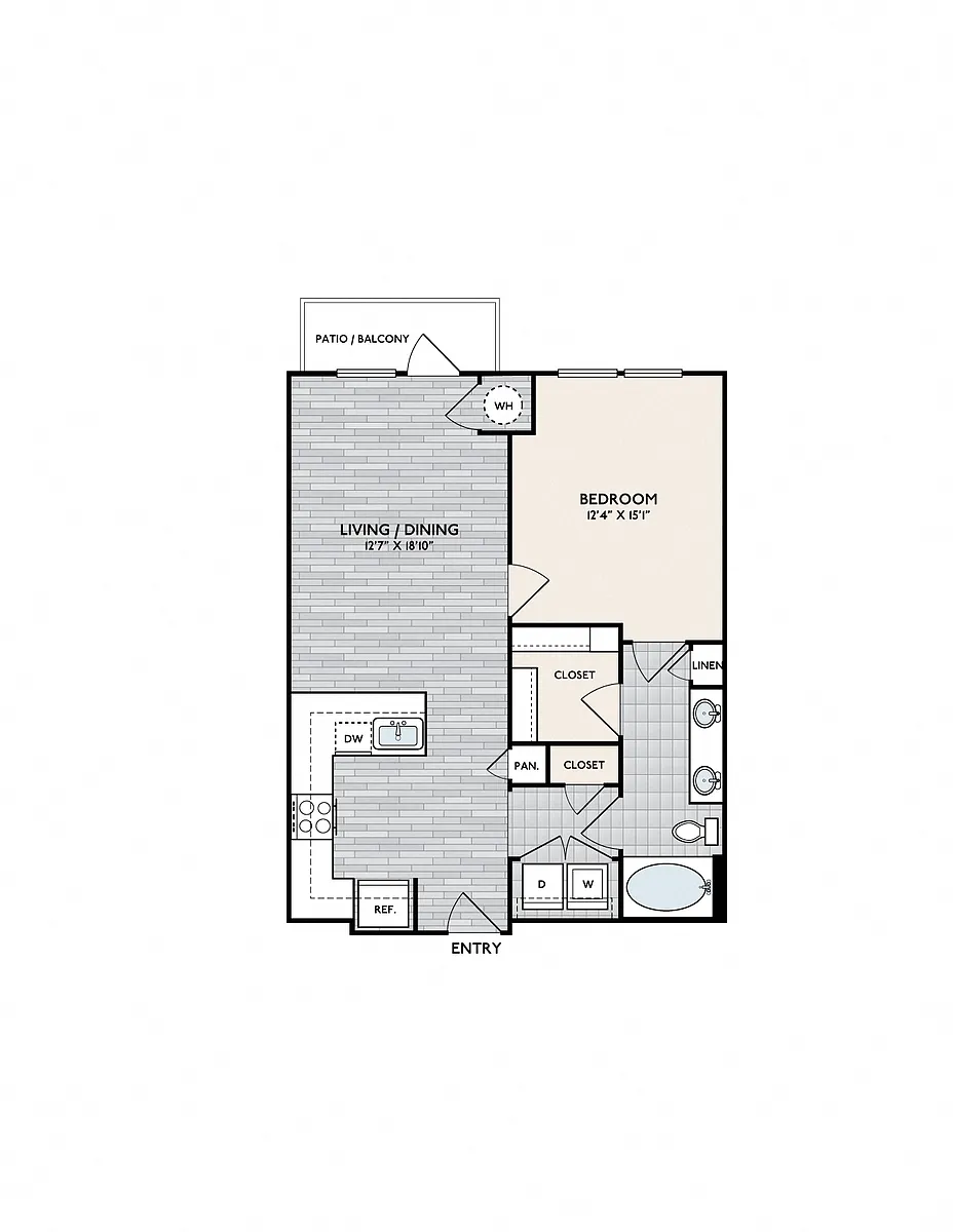 Floor plan A1B