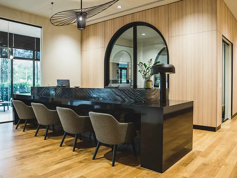 Start your leasing journey at our beautiful leasing office. Discover a warm welcome and exceptional service as you begin your journey to finding the perfect place to call home.