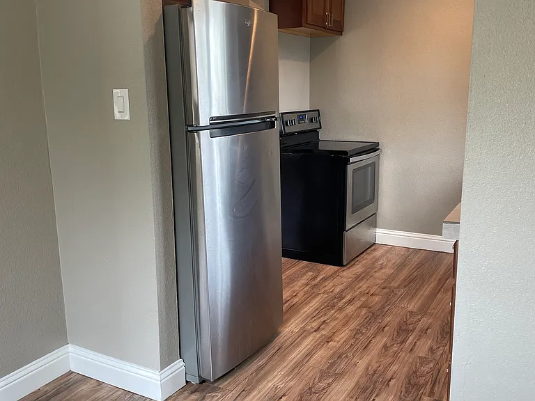 kitchen and dining area
