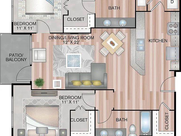1186 Square Feet 1186 Square Feet