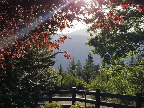 View of Mt Ashland from the Porch