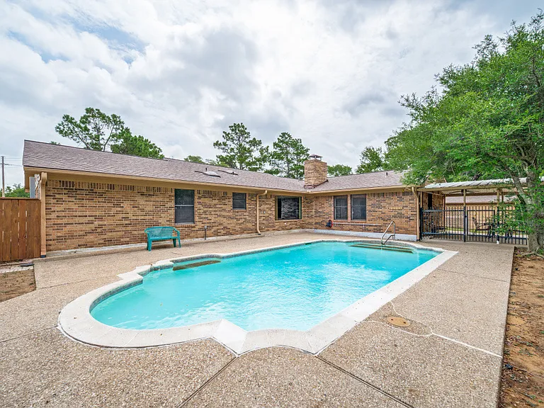 Private pool with scenic pasture views.