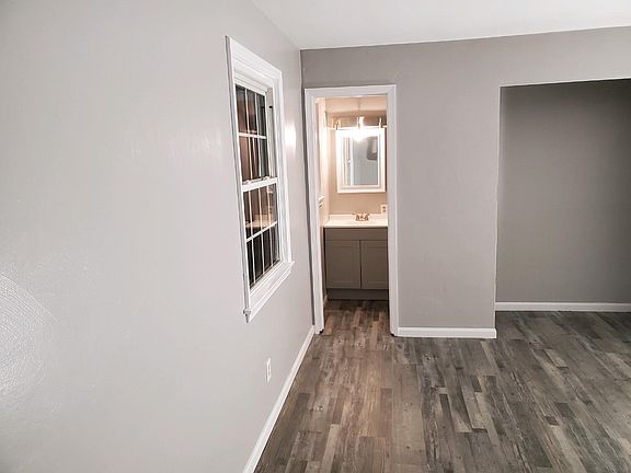 Master bedroom into master bath.