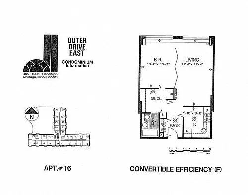 Floor plan Tier 16