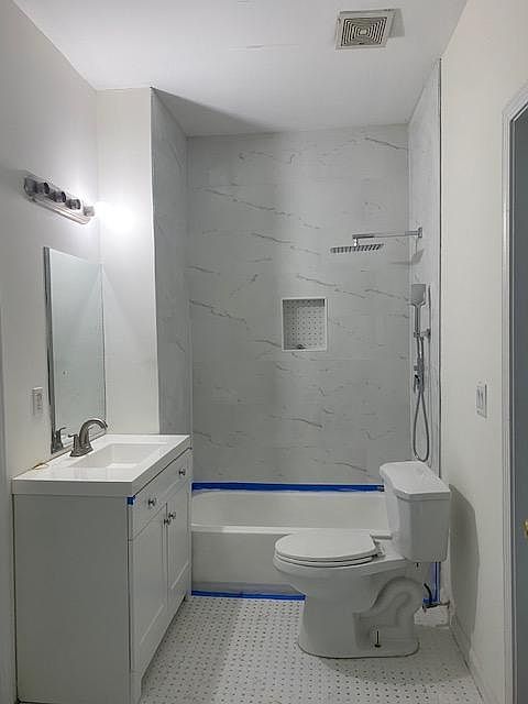 Renovated bathroom