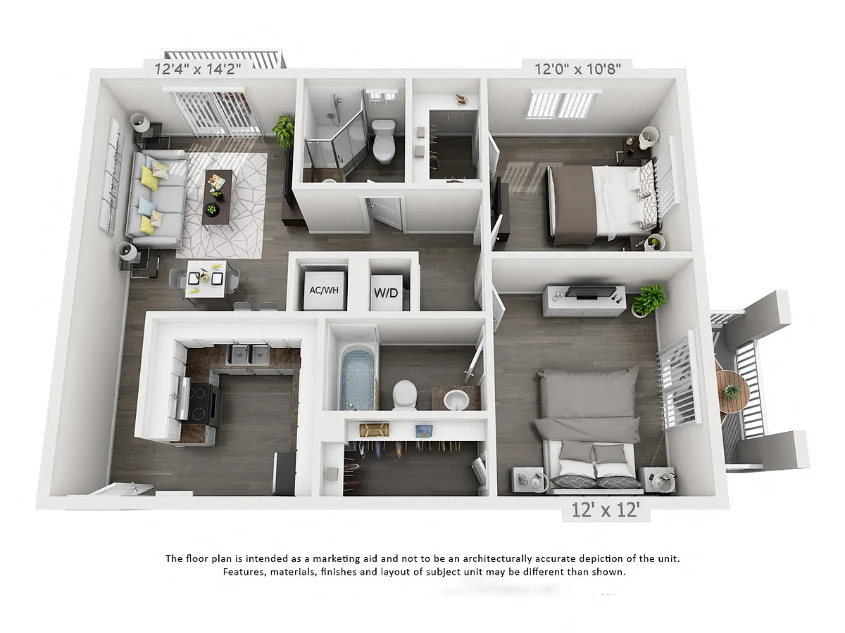 Floor plan Model B1