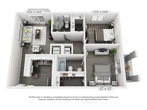 Floor plan Model B1
