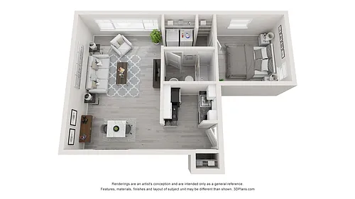 Floor plan The Ariana Suite