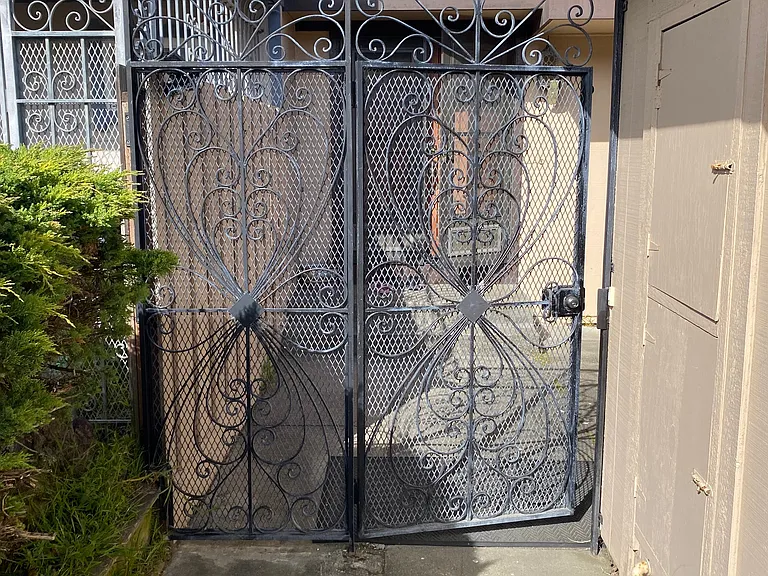 Front security gate