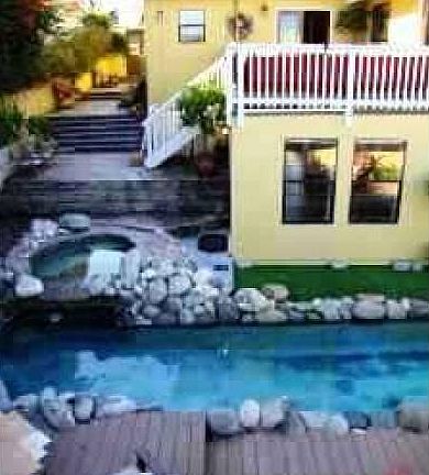 Pool, Jacuzzi, Waterfall