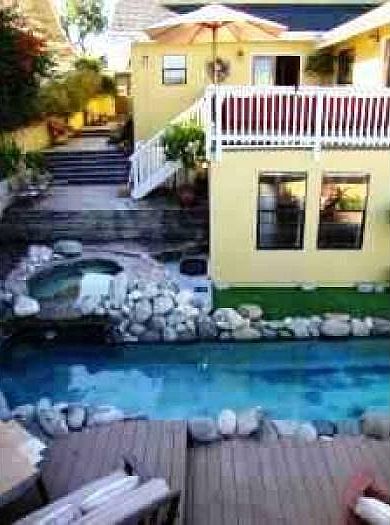 Pool, Jacuzzi, Waterfall