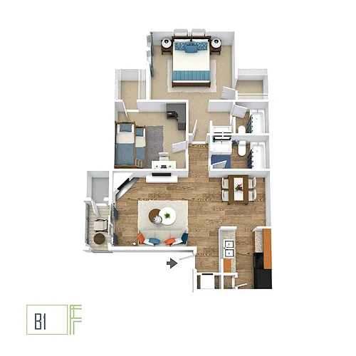 Floor plan B1