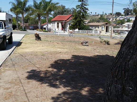 View to street from house