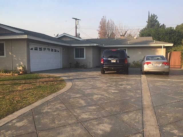 Driveway and front of house