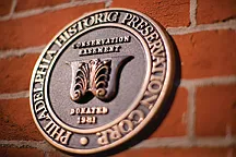 Preserved original brick facade, sandstone and granite trim
