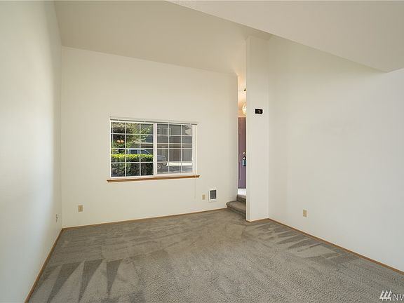 Ample room for entertainment center and seating. 