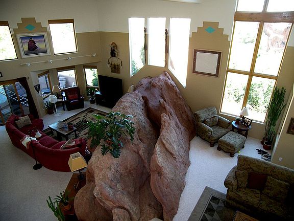 View of Rock from bridge