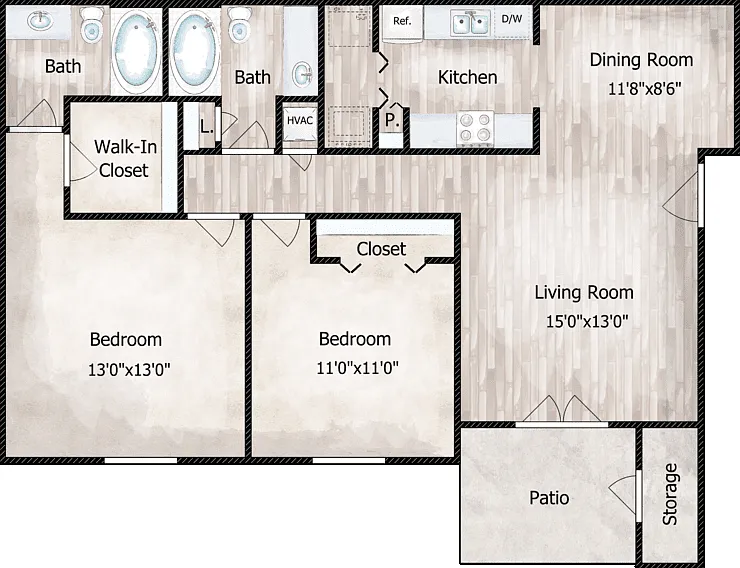 Carrington Floorplan Diagram