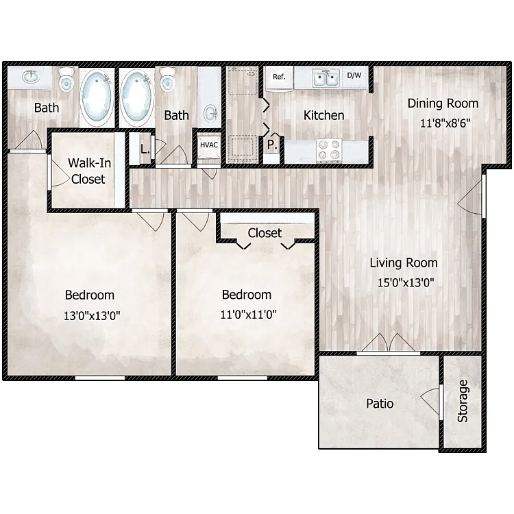 Floor plan Carrington