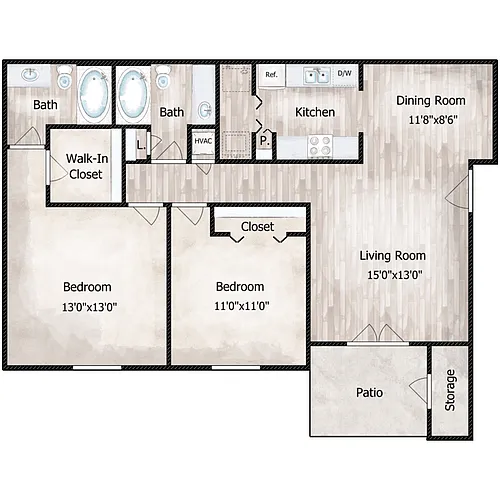 Floor plan Carrington