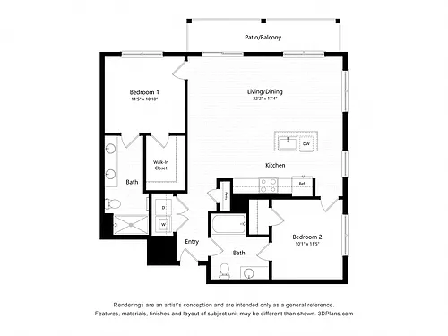 Floor plan B2