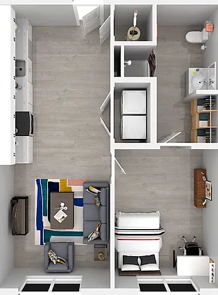 A3 | 1x1 | 627 sq ft A3 | 1x1 | 627 sq ft