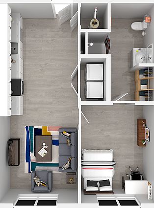 A3 | 1x1 | 627 sq ft A3 | 1x1 | 627 sq ft