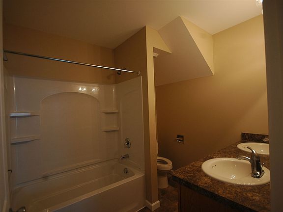 Full bath with double sink