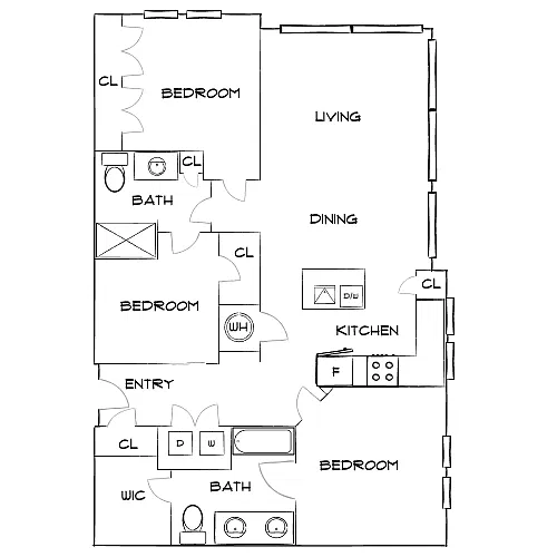 Floor plan Design 2D20