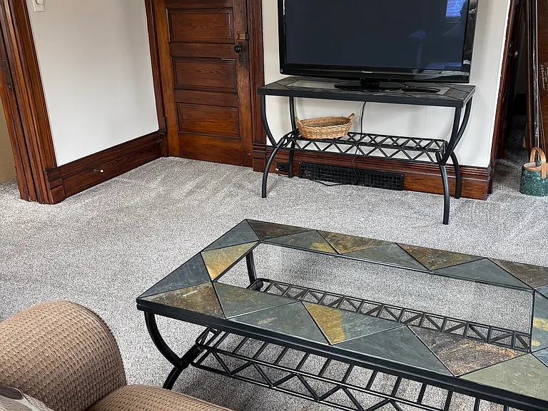 50" TV can be hooked up to Roku or Fire Stick