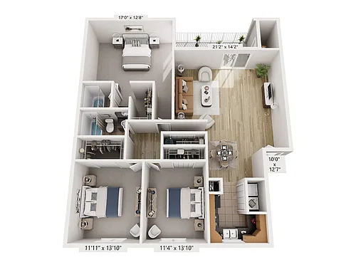Floor plan C1