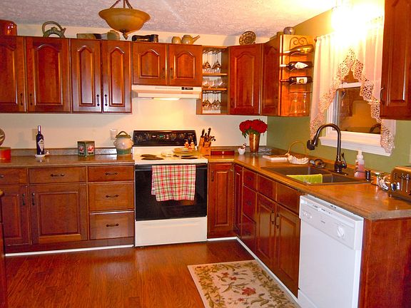 Custom kitchen from dining