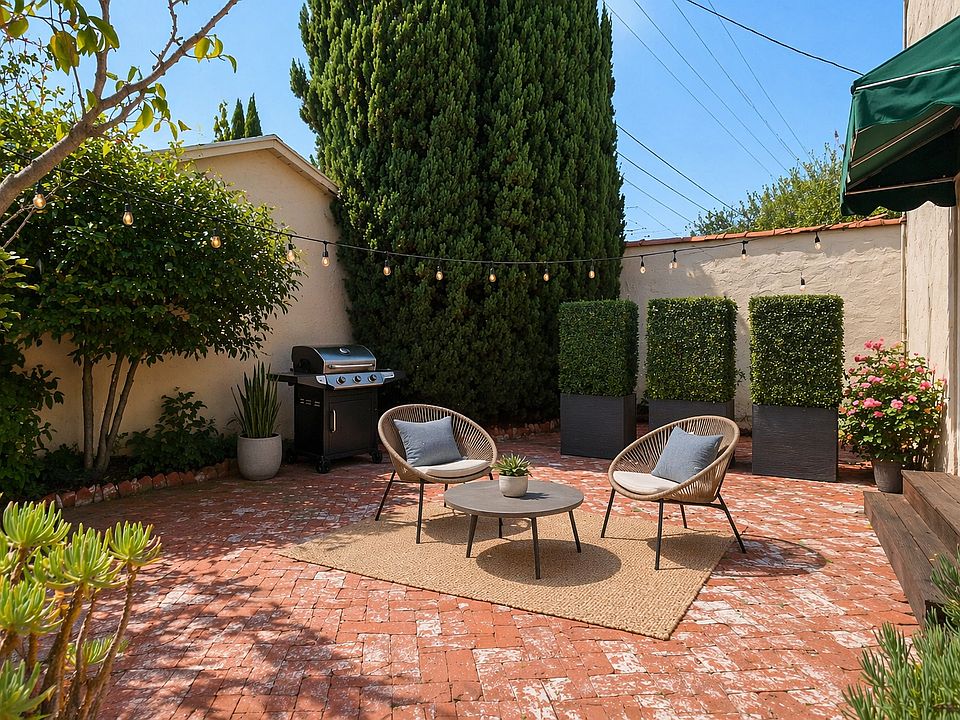 private backyard