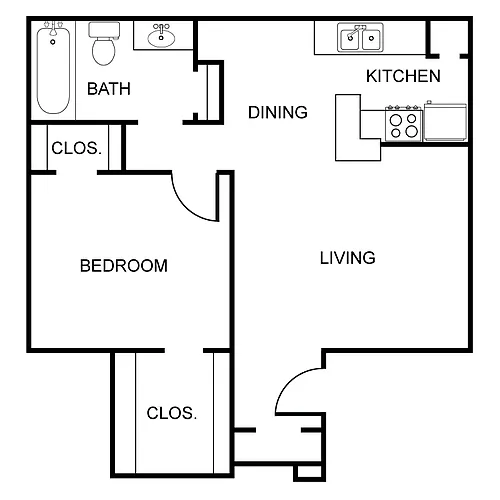 Floor plan The Bowie