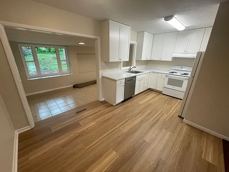 Dining area looking into Rec room